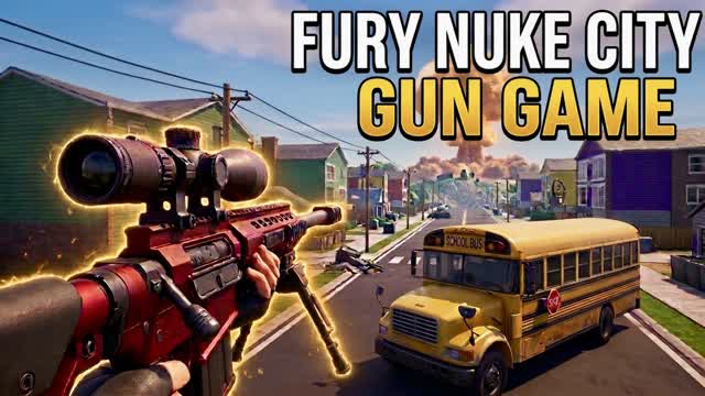 FURY NUKE CITY GUN GAME — Fortnite Creative map