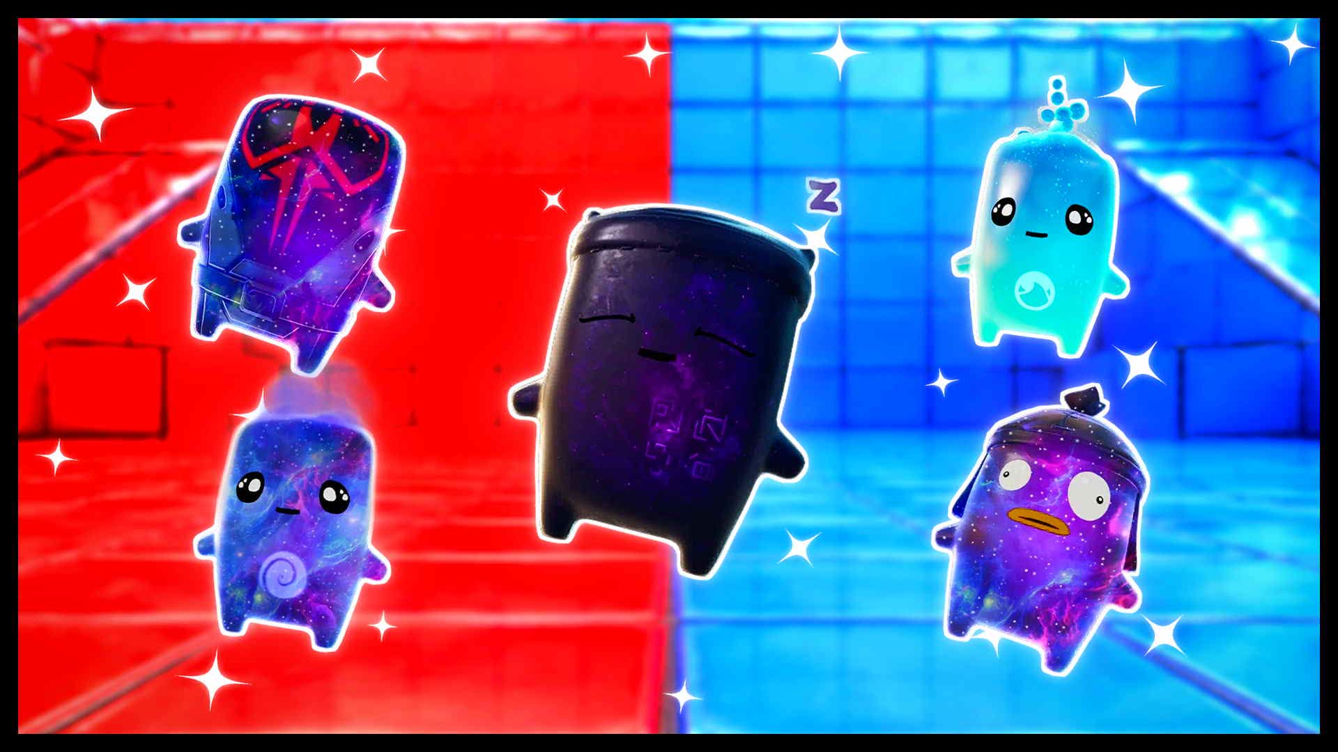 RED VS BLUE REACTIVE SPARK 🔴🔵 — Fortnite Creative map