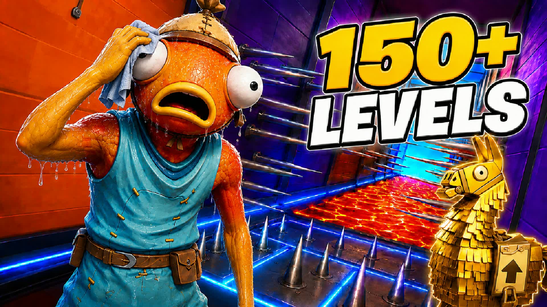 LLAMA DEATHRUN 🦙 — Fortnite Creative map