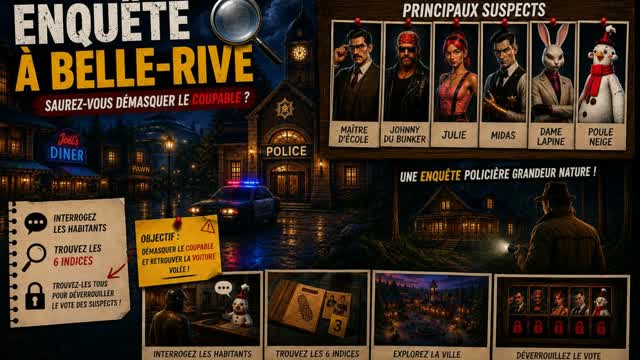 L'Affaire Belle-Rive — Fortnite Creative map cover art