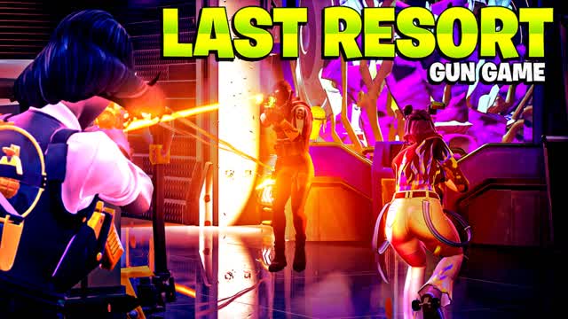 LAST RESORT🌙GUN GAME — Fortnite Creative map cover art