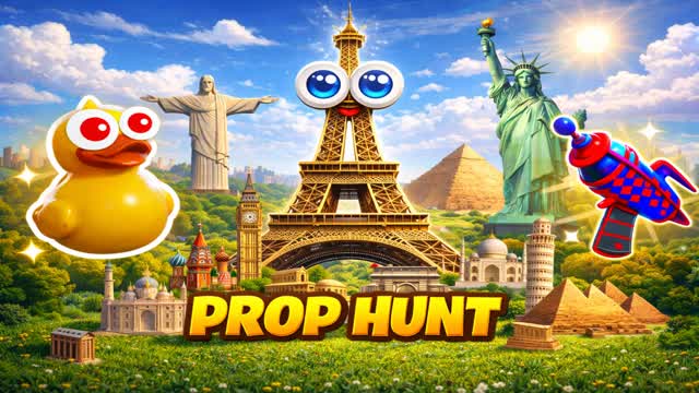 LANDMARKS PROP HUNT — Fortnite Creative map
