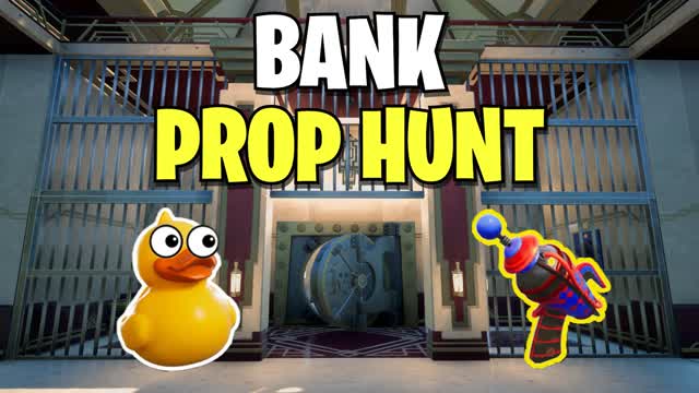 BANK PROP HUNT — Fortnite Creative map cover art