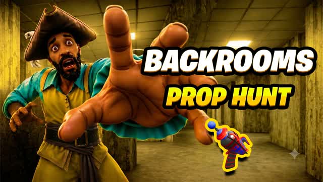 BACKROOMS PROP HUNT HIDE AND SEEK — Fortnite Creative map