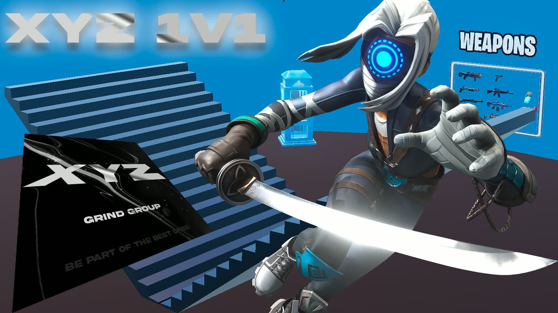 XyZ 1v1 — Fortnite Creative map