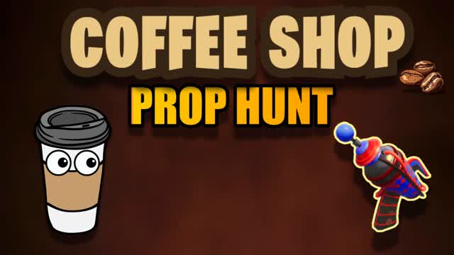 COFFEE SHOP PROP HUNT ☕ — Fortnite Creative map