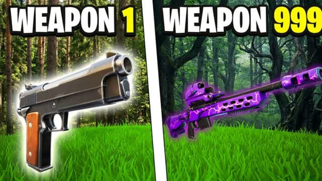 🌲FOREST ONE SHOT1️⃣ GUNGAME🔫 — Fortnite Creative map
