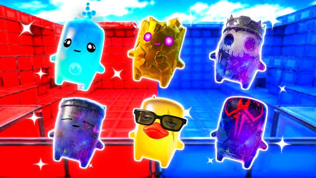 RED VS BLUE MIRAGE DESERT 🔴🔵 — Fortnite Creative map