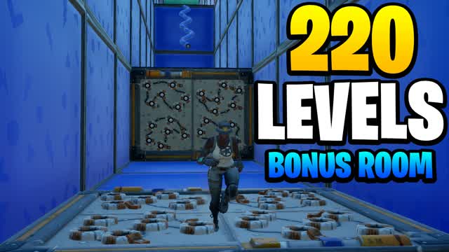 ✨220 LEVEL EASY DEATHRUN✨ — Fortnite Creative map cover art
