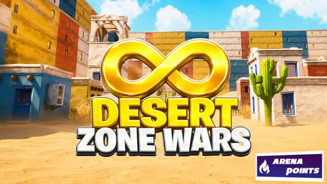 Infinite Desert Zone Wars [HOANI] — Fortnite Creative map cover art