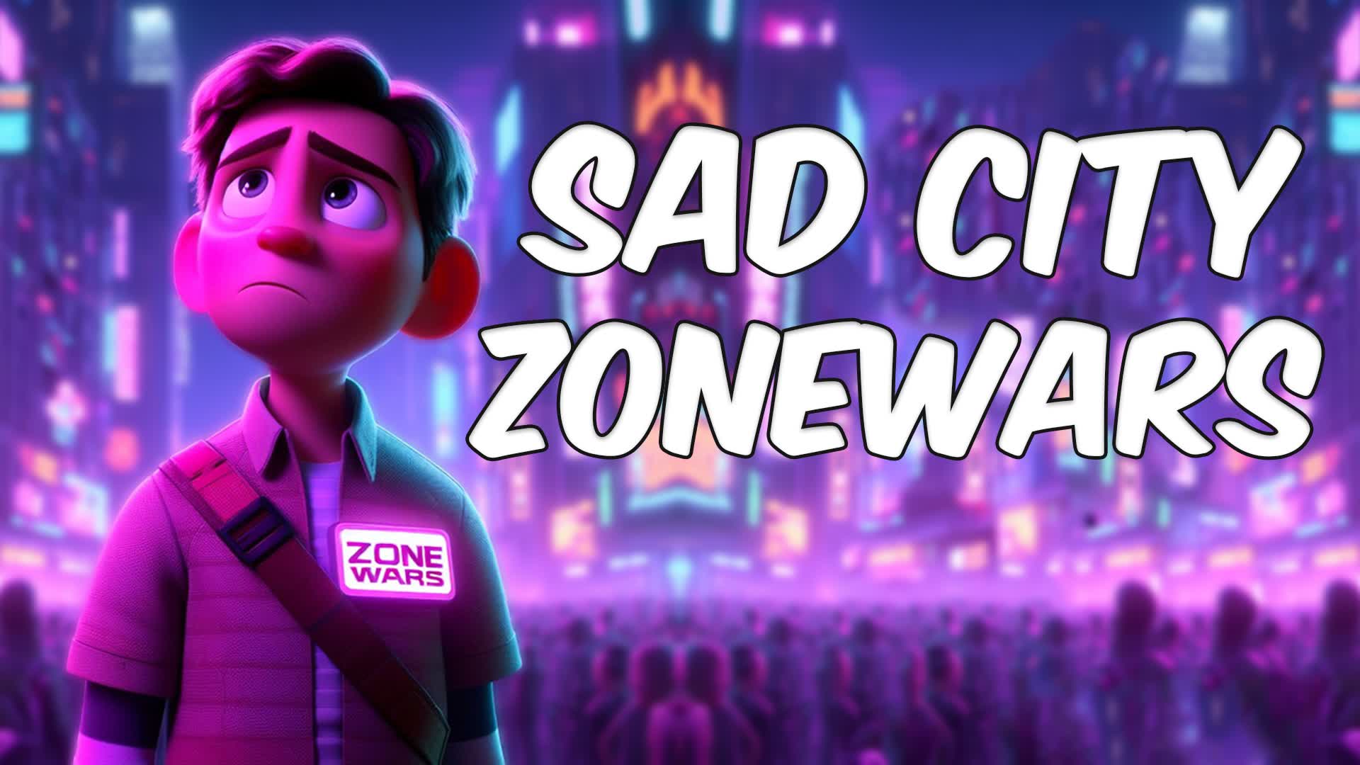 SAD CITY ZONE WARS ⭐ — Fortnite Creative map