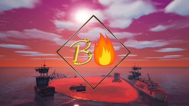 🔥B LIT FREE FOR ALL🔥 — Fortnite Creative map cover art