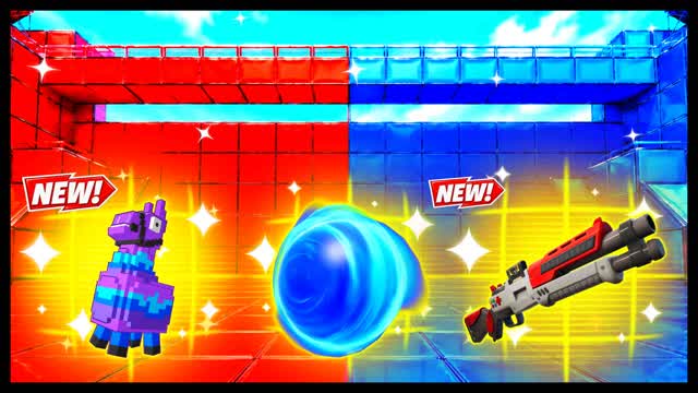 RED VS BLUE DIRECT ROUTE 🔴🔵 — Fortnite Creative map cover art
