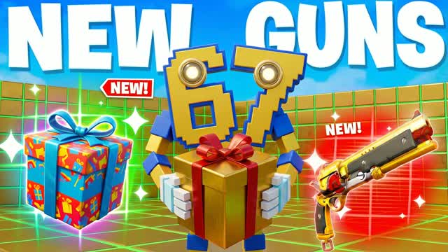 67 1V1 FFA - ALL GUNS & RIDES — Fortnite Creative map