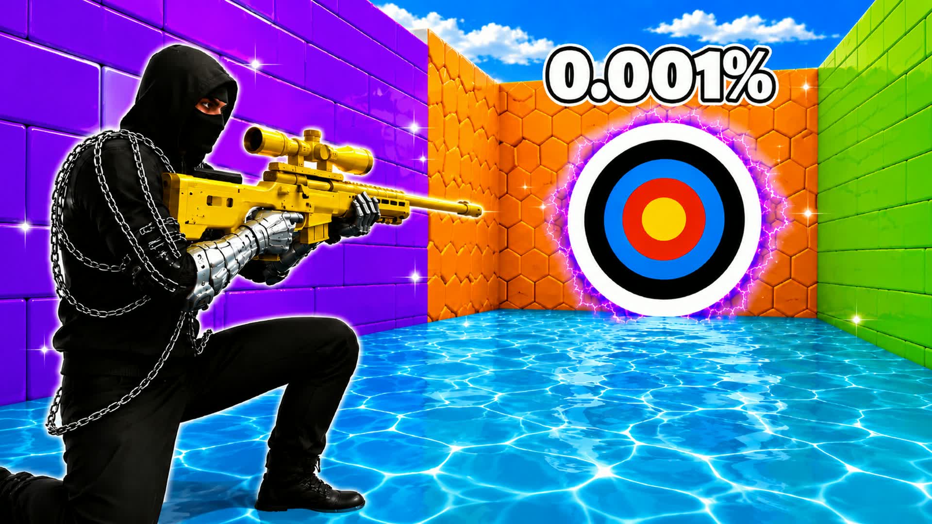⭐️ TRICKSHOT PARKOUR BANDITO 🎯 TRICK — Fortnite Creative map
