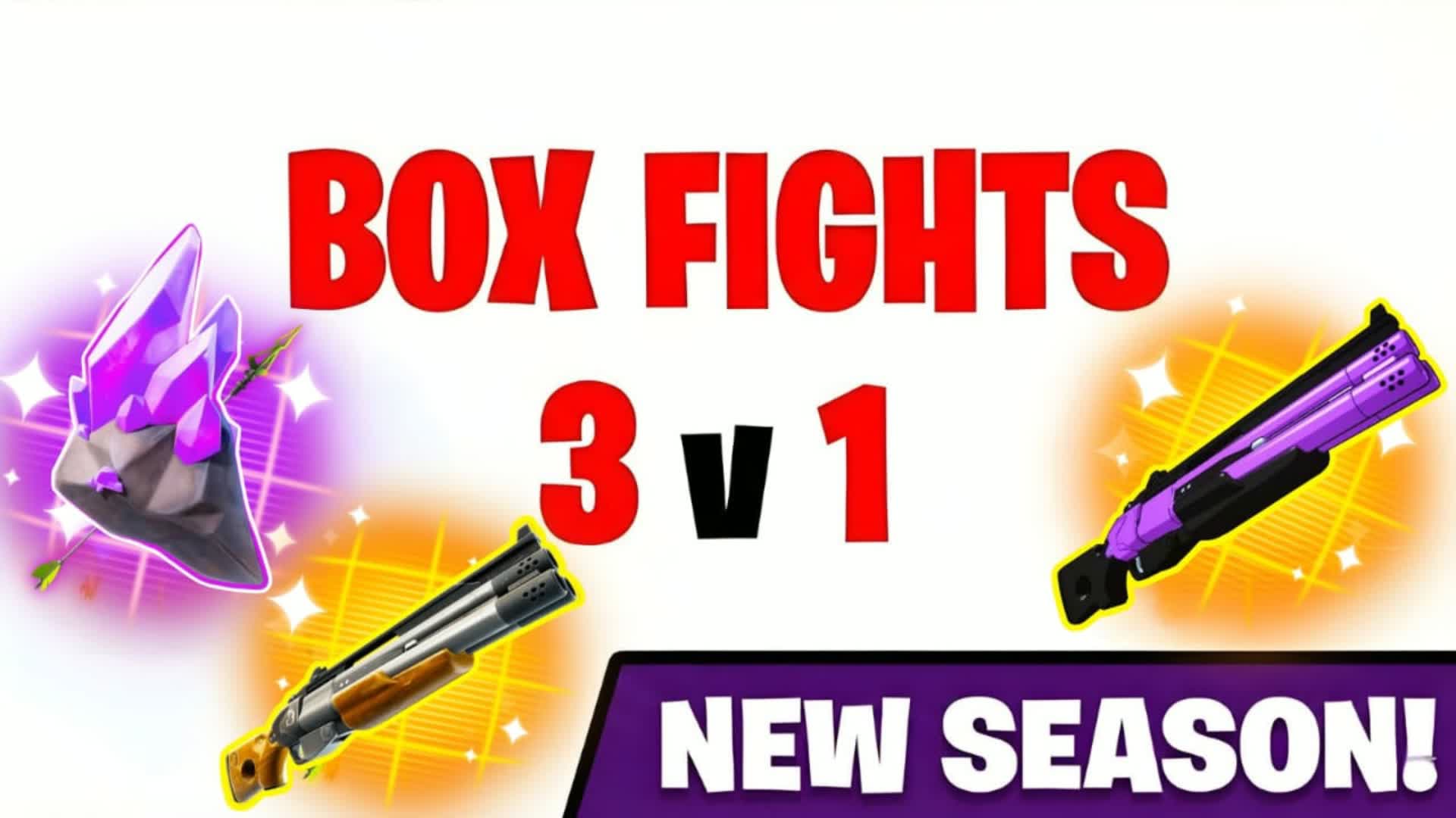 BOX FIGHTS 3V1 [1V3] — Fortnite Creative map