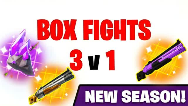 BOX FIGHTS 3V1 [1V3] — Fortnite Creative map