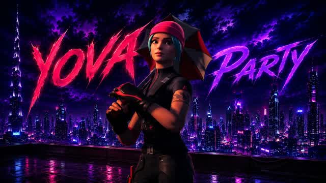 YOVA Party Royal — Fortnite Creative map cover art
