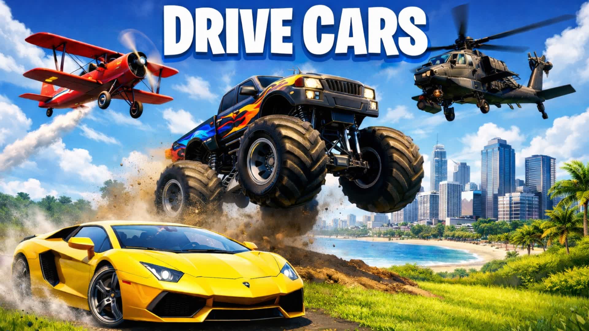 DRIVE CARS — Fortnite Creative map