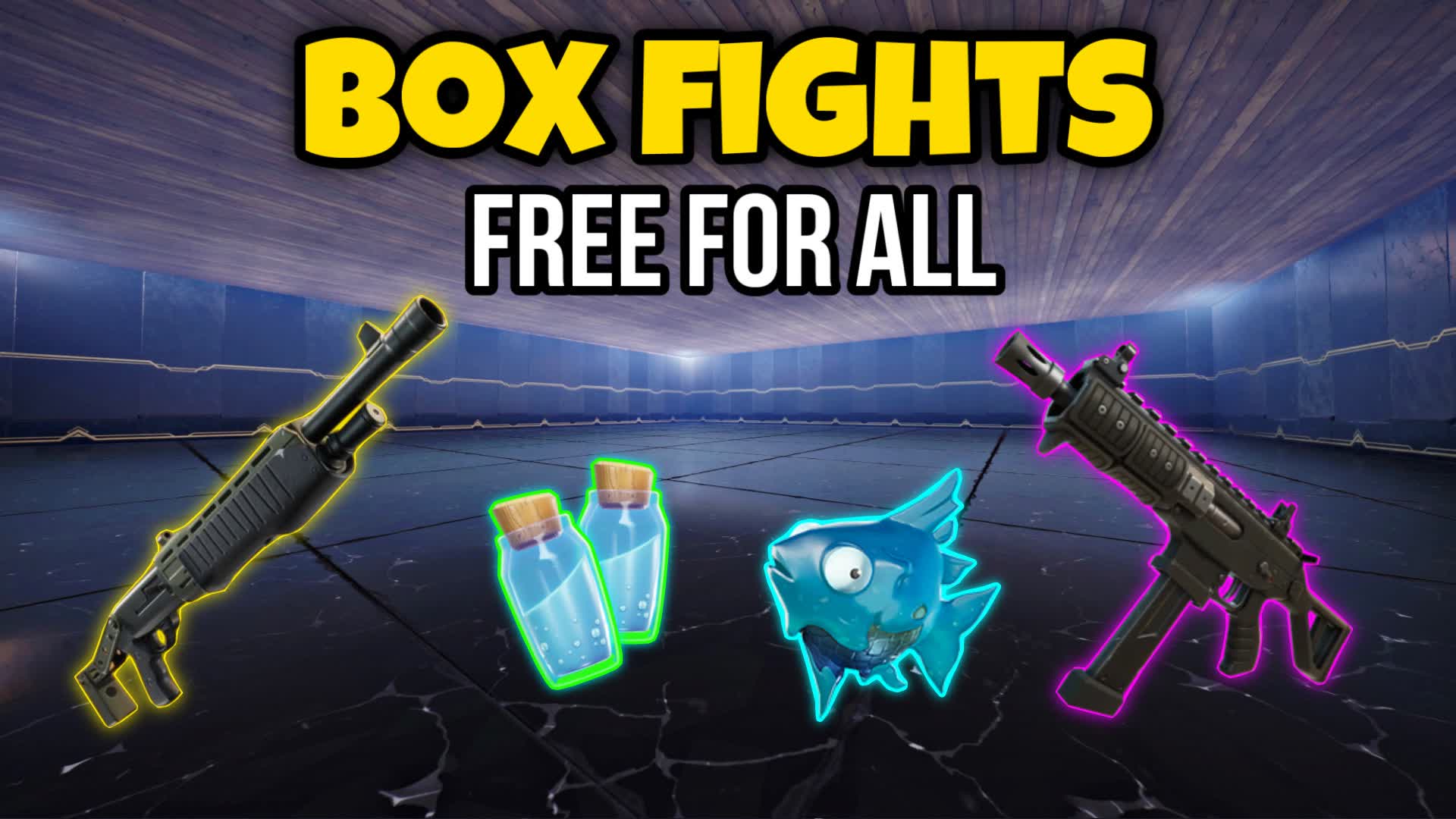 Free for all box fights - 12 Players — Fortnite Creative map