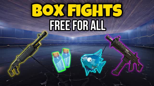 Free for all box fights - 12 Players — Fortnite Creative map cover art