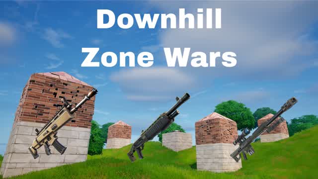 🌀 Wombo's Downhill Zone Wars 🌀 — Fortnite Creative map cover art