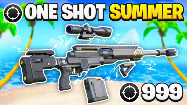SUMMER ONE SHOT SNIPER ZOMBIE ISLAND — Fortnite Creative map