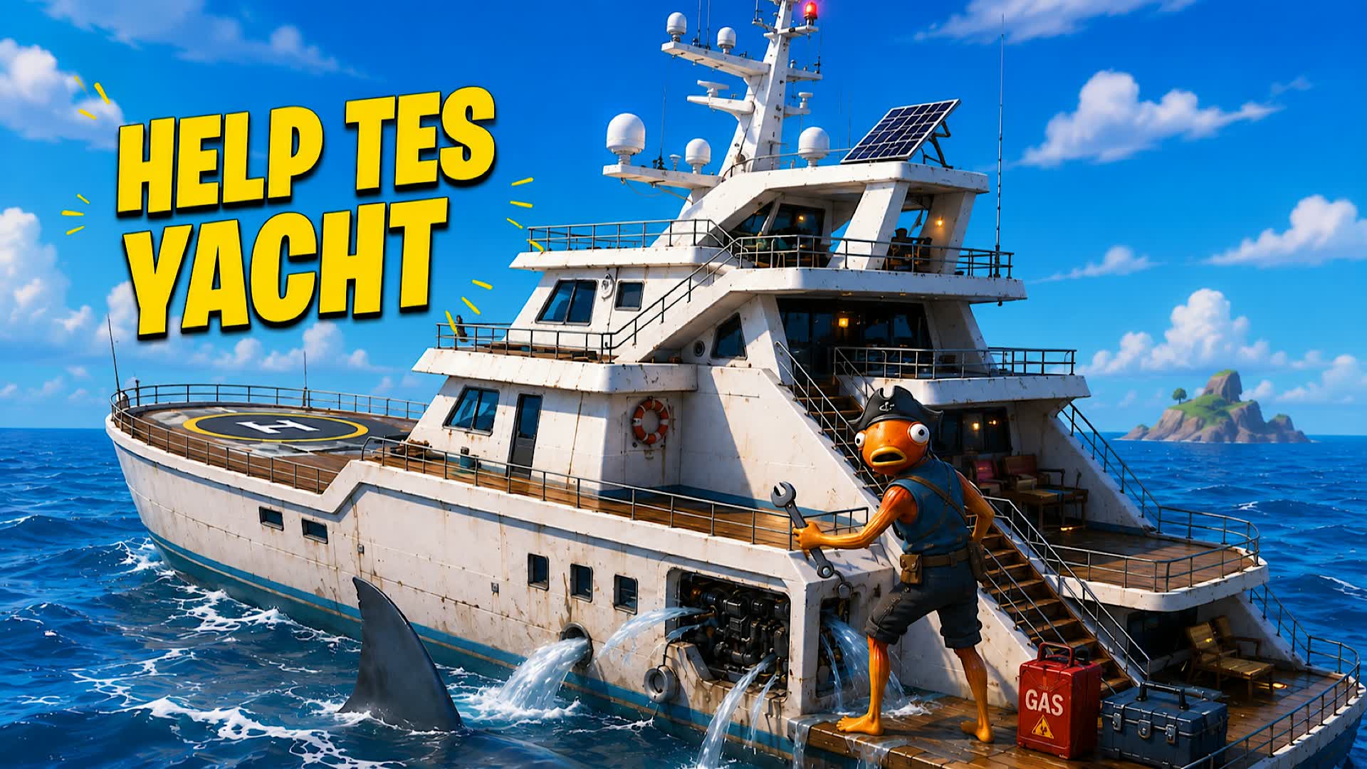 Yacht survivor — Fortnite Creative map