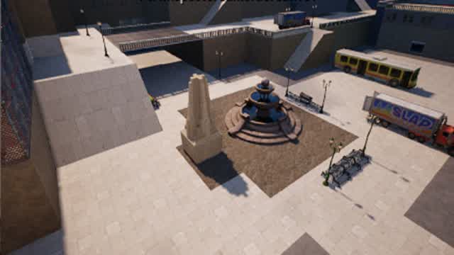 Town (TDM) — Fortnite Creative map cover art