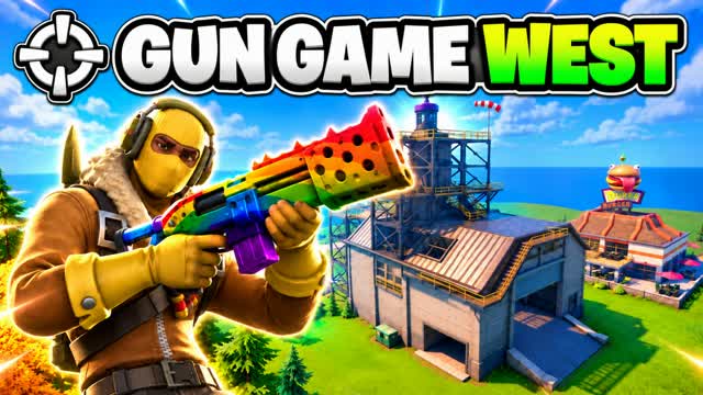 Gun Game West 🎯 — Fortnite Creative map