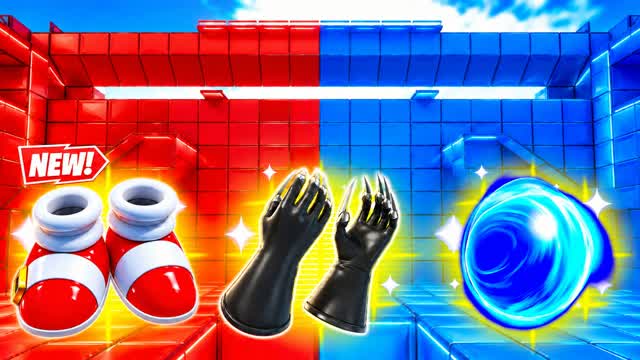 RED VS BLUE TEMPEST RUSH 🔴🔵 — Fortnite Creative map cover art