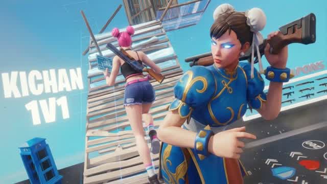 KICHAN 1V1 MAP (200 PUMPS) — Fortnite Creative map
