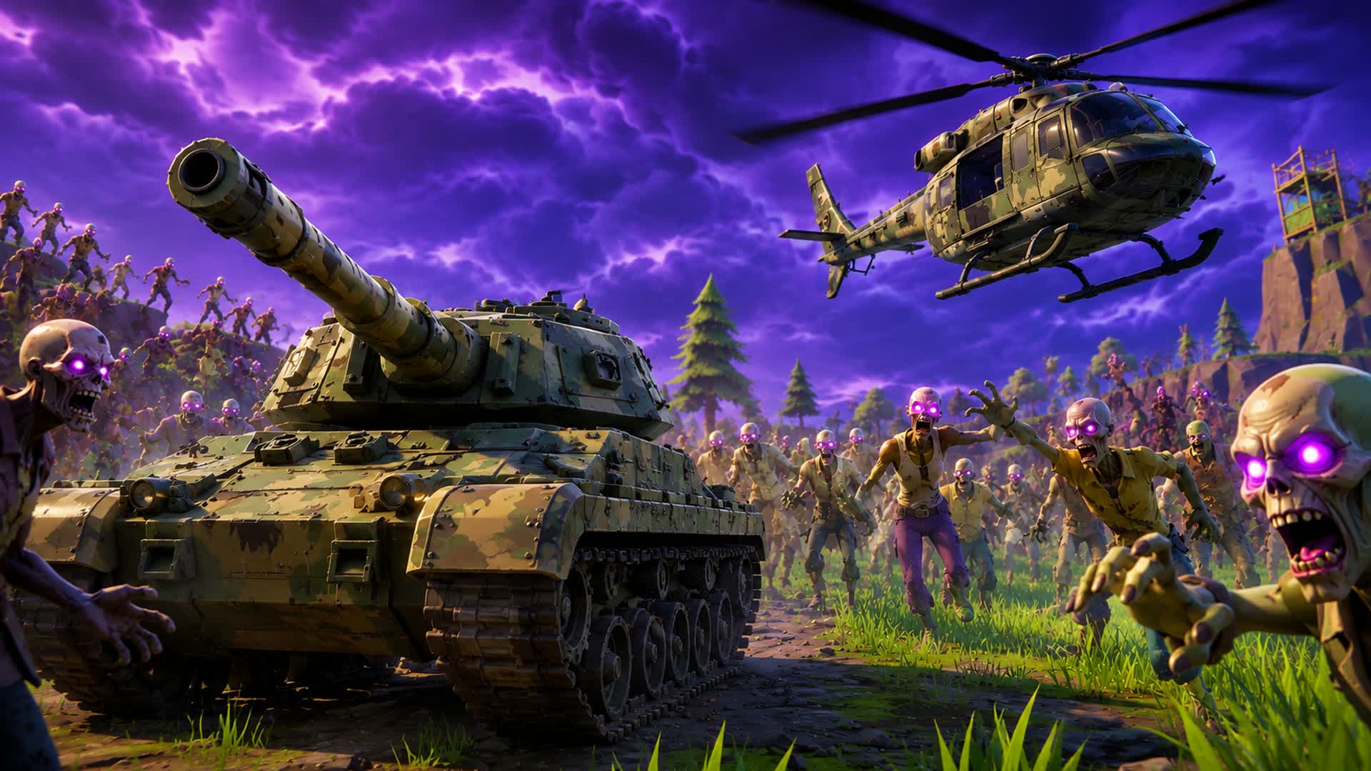🧟 MILITARY MONSTER DRIVE 🚔 — Fortnite Creative map