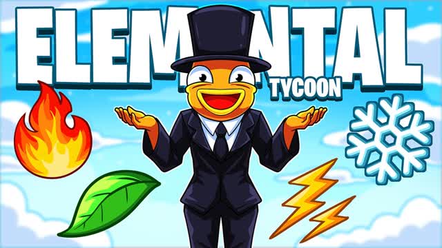 Elemental Tycoon — Fortnite Creative map cover art