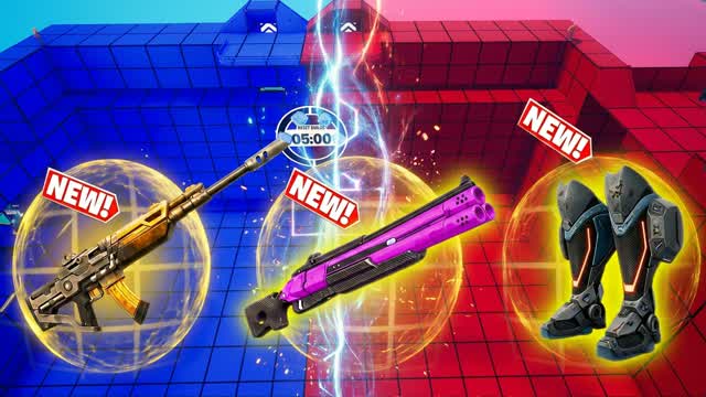 RED VS BLUE RELOADED🔴🔵 — Fortnite Creative map cover art