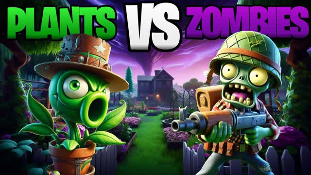 PLANTS VS ZOMBIES GARDEN WARFARE — Fortnite Creative map cover art