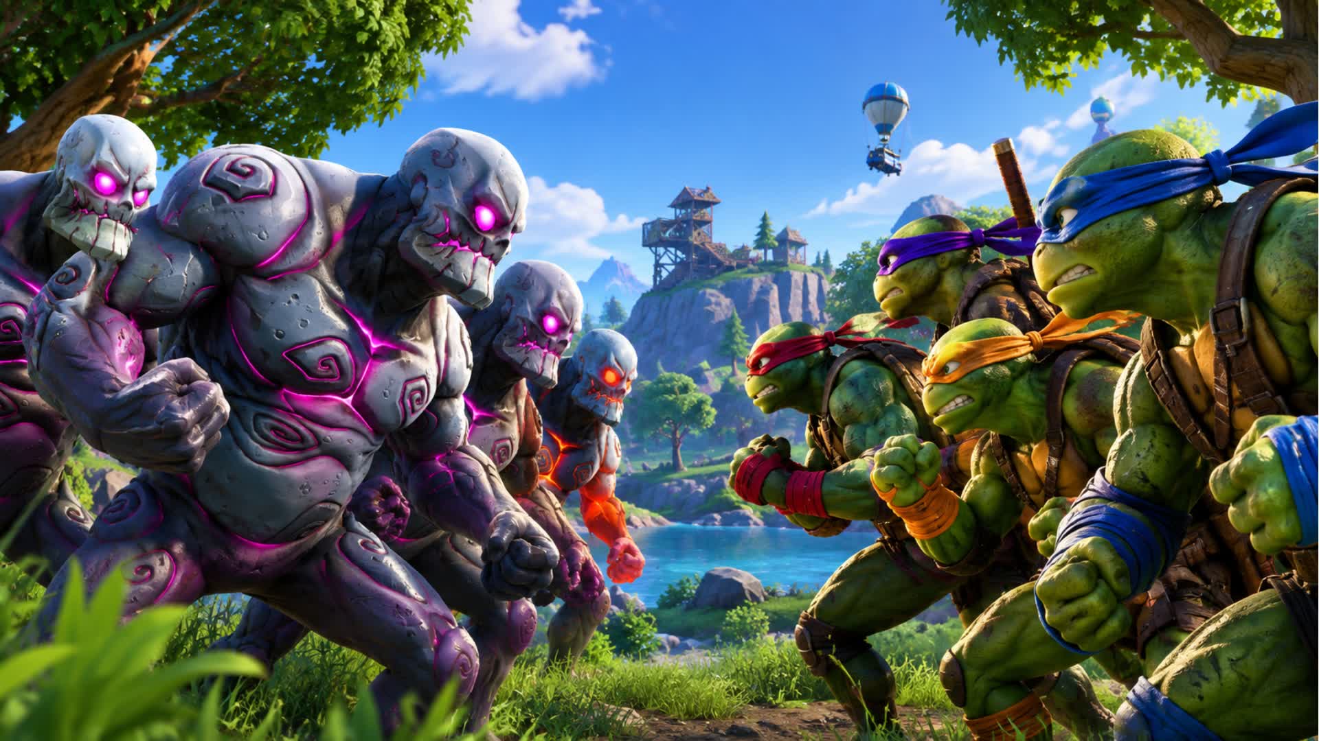 THE GREAT BATTLE - ZOMBIE — Fortnite Creative map