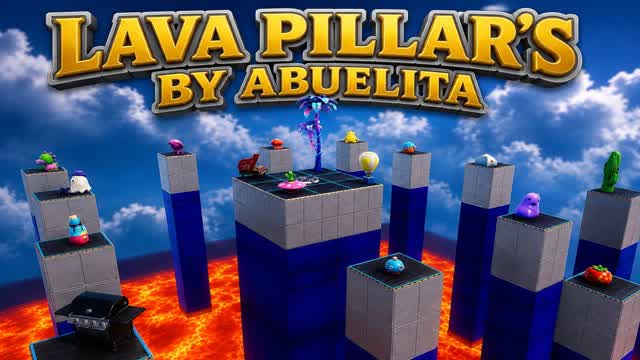Lava Pillars by Abuelita — Fortnite Creative map