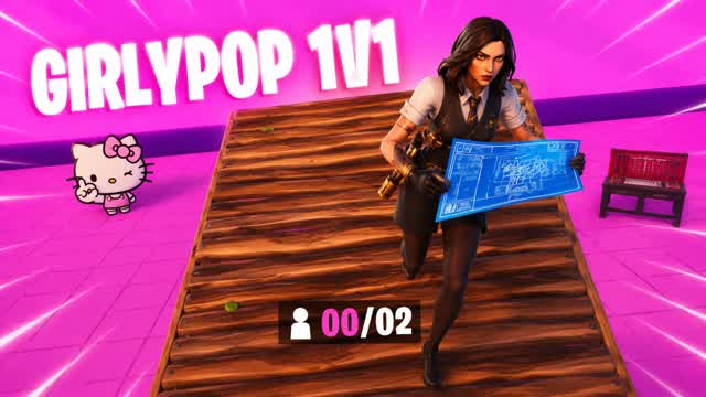 GIRLY POP 1V1 — Fortnite Creative map