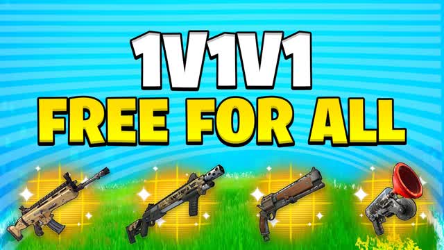 1V1V1 FREE FOR ALL — Fortnite Creative map cover art