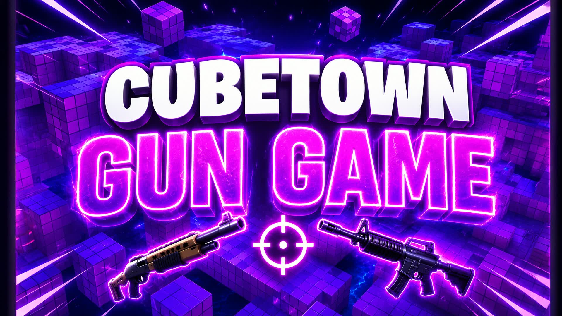GUN GAME: CubeTown — Fortnite Creative map