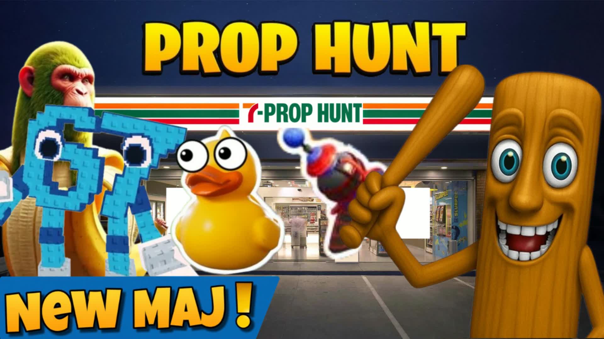 Mini-Prop Hunt 7-Market — Fortnite Creative map