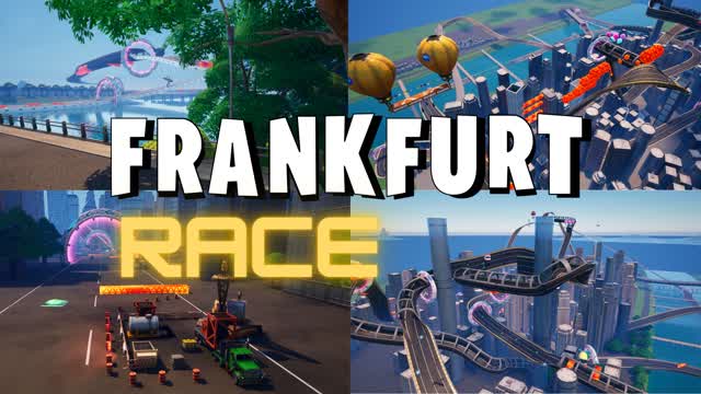 Rocket Racing Frankfurt Race 🏁 — Fortnite Creative map cover art