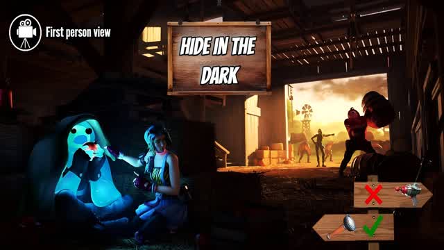 HIDE IN THE DARK — Fortnite Creative map cover art