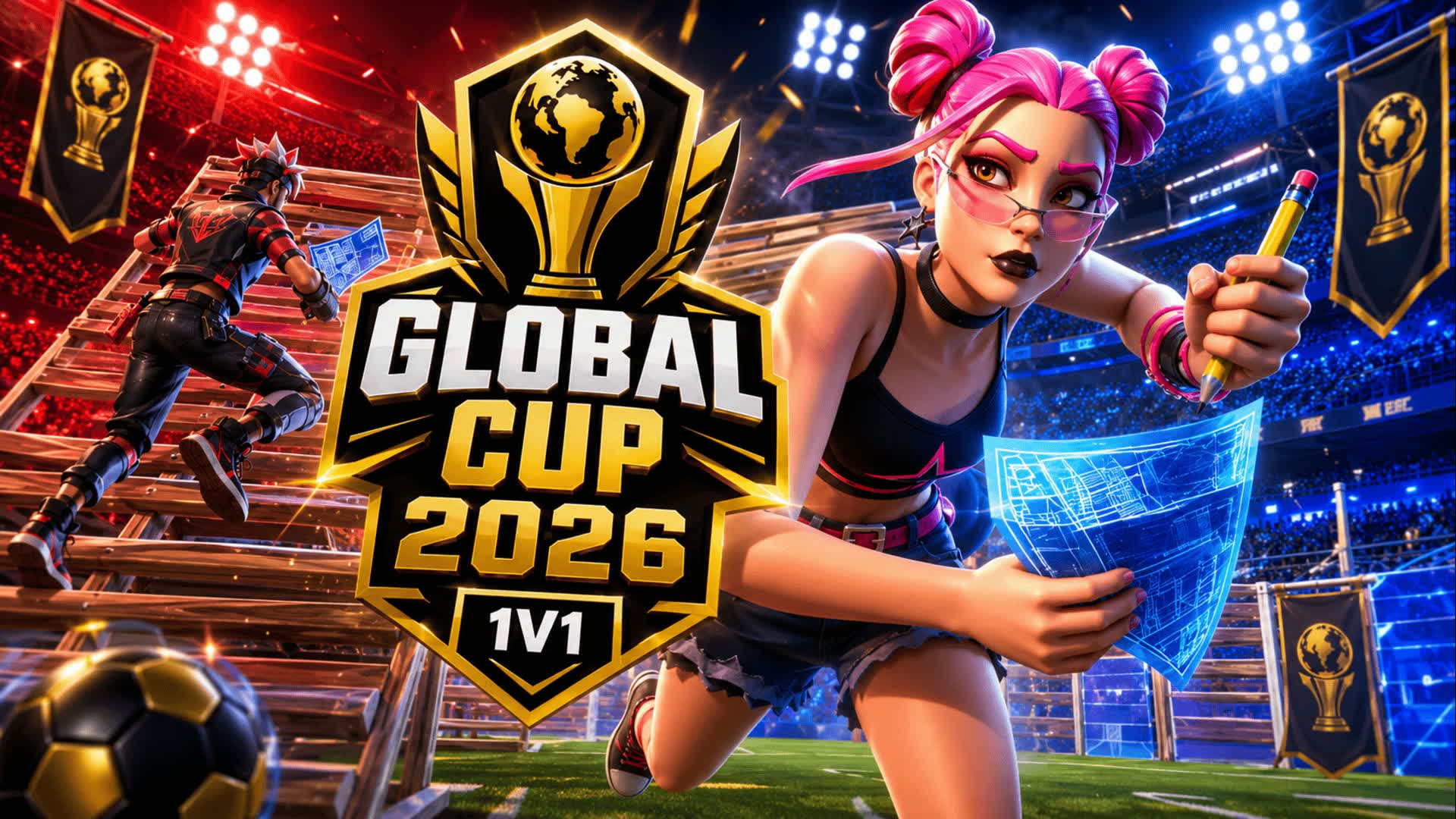 Global Cup 1v1 — Fortnite Creative map