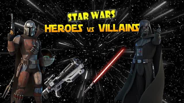 Star Wars Heroes VS Villains — Fortnite Creative map