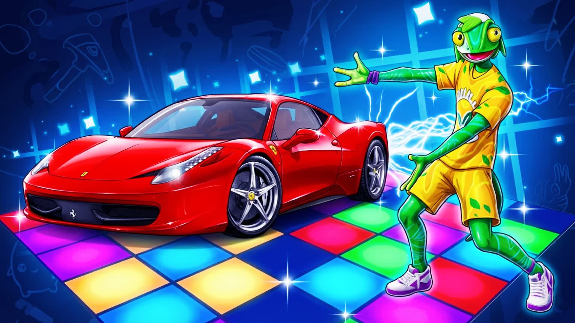 COLOR CARS 🌟 NO BRAINROT — Fortnite Creative map