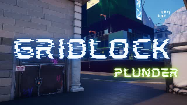 Gridlock Plunder — Fortnite Creative map cover art