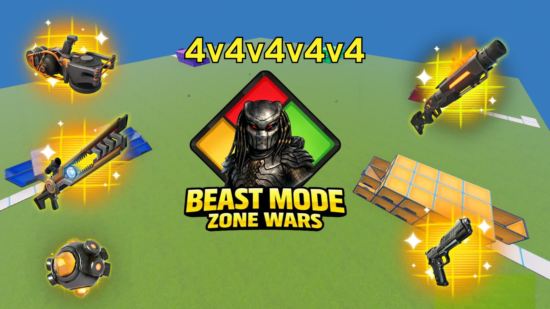 BEAST MODE ZONE WARS — Fortnite Creative map