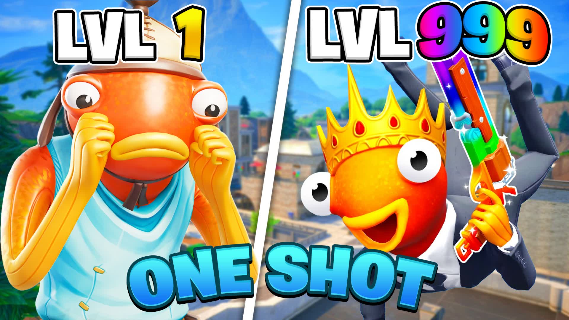 ⭐TILTED ONE SHOT GAME⭐ — Fortnite Creative map